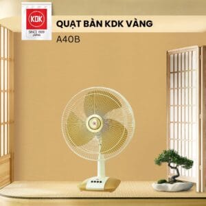 Quạt bàn Nhật 3 mức gió (50W) KDK vàng A40B(GD)