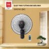 Quạt treo tường KDK M40M màu đen