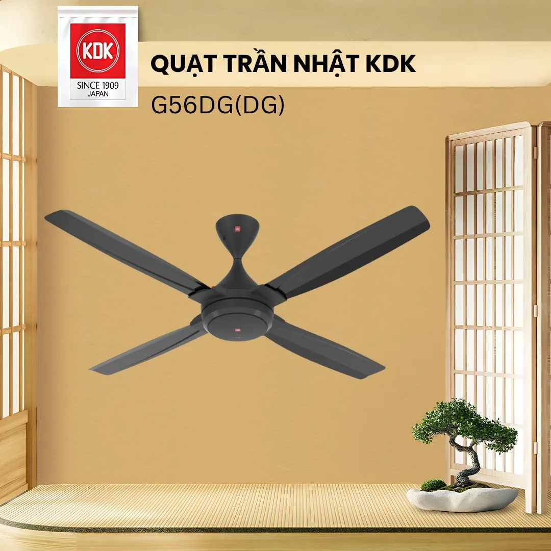 Quạt Trần Nhật KDK G56DG(DG) - Bảo Hành Chính Hãng 2 Năm
