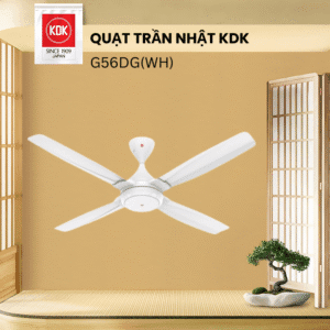 Quạt Trần Nhật KDK G56DG(WH) - Bảo Hành Chính Hãng 2 Năm