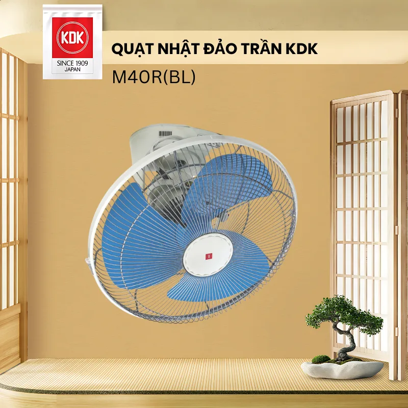 Quạt đảo trần KDK M40R(BL) | Bảo hành chính hãng