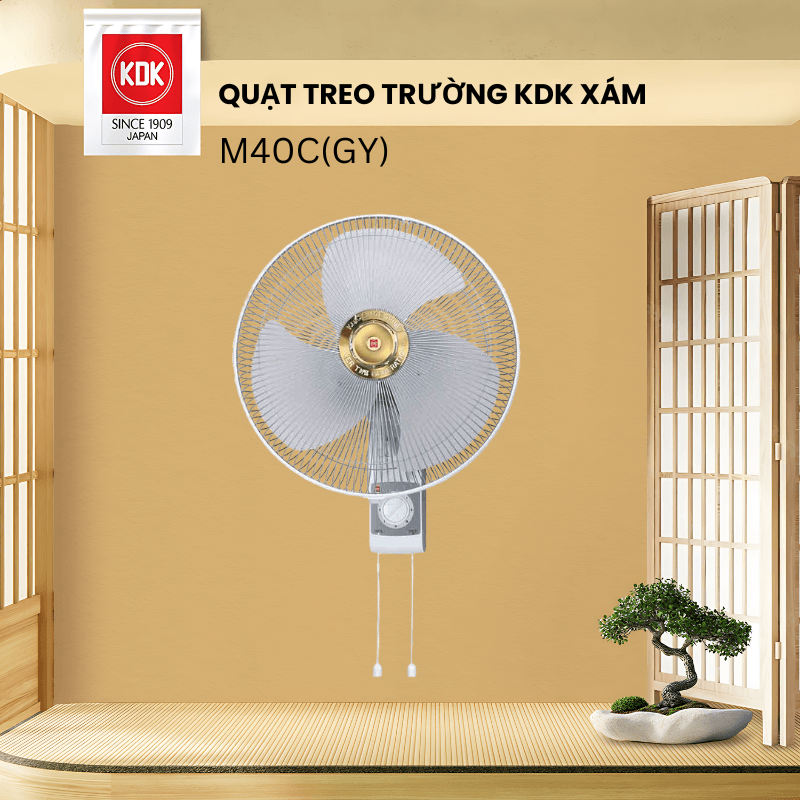 Quạt treo tường KDK M40C(GY)