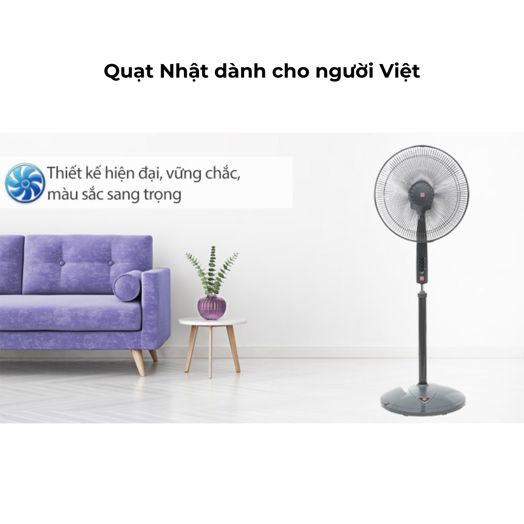 Quạt đứng KDK P41U(BK) phù hợp sử dụng cho phòng khách