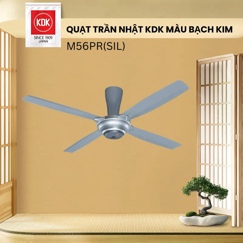 Quạt trần KDK M56PR(SIL)