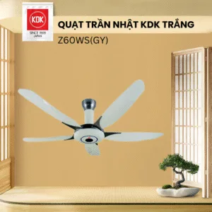 Quạt trần KDK Z60WS(GY)
