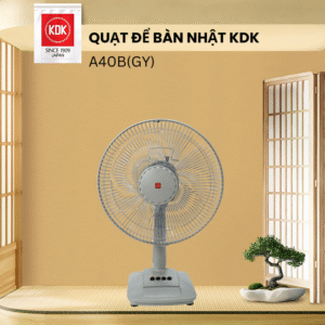 Quạt để bàn Nhật KDK A40B(GY) - Chính Hãng